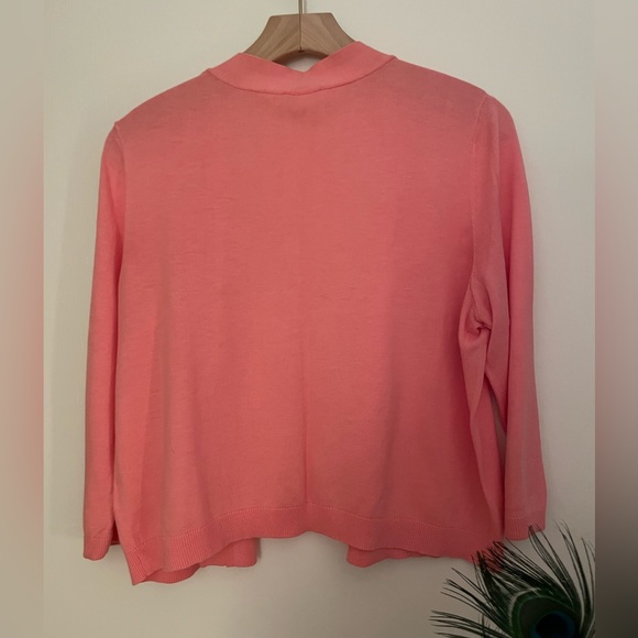 Talbots peach shrug - Picture 2 of 4